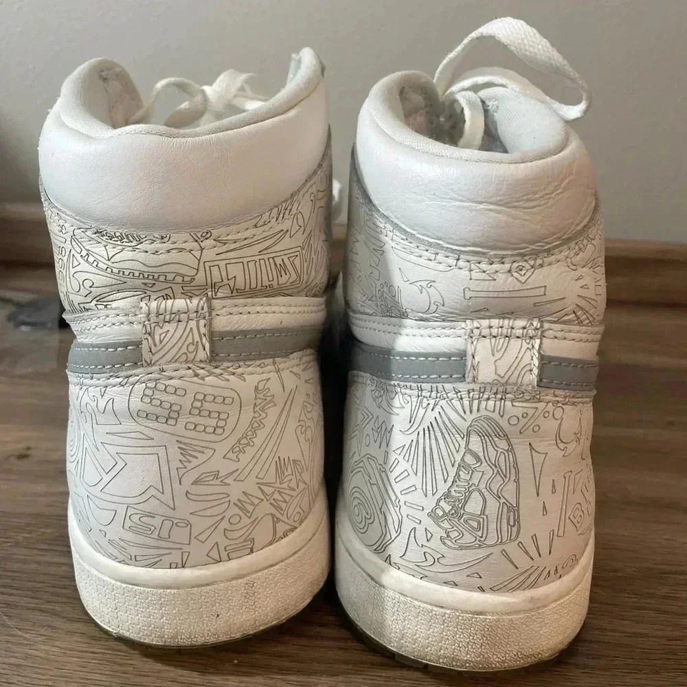 Nike Air Jordan 1 Retro High OG 30 Year Anniversary Laser Shoes Men's Sz 13 - Picture 6 of 11